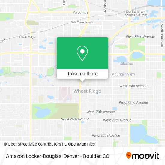 Mapa de Amazon Locker-Douglas