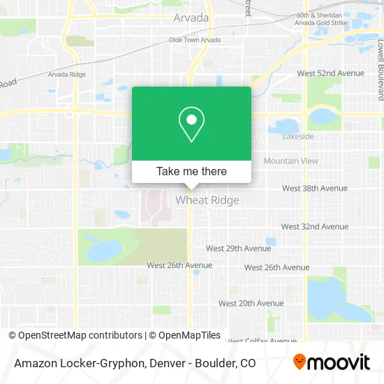 Amazon Locker-Gryphon map