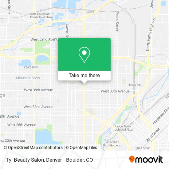 Mapa de Tyl Beauty Salon