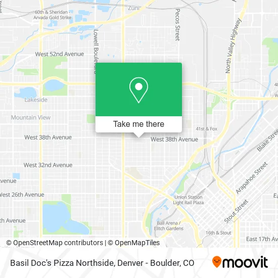 Basil Doc's Pizza Northside map