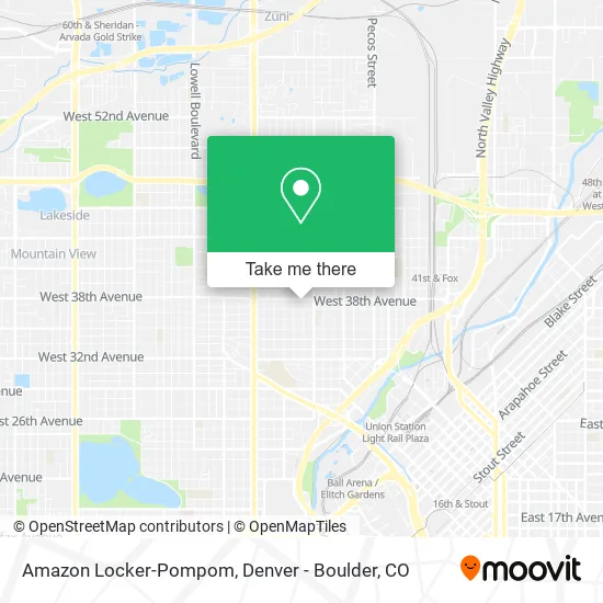 Amazon Locker-Pompom map