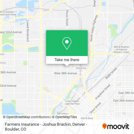 Mapa de Farmers Insurance - Joshua Brackin