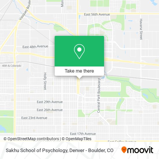 Mapa de Sakhu School of Psychology
