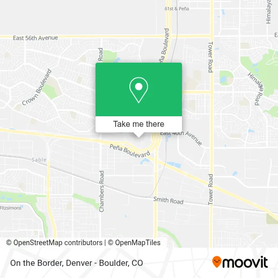 On the Border map