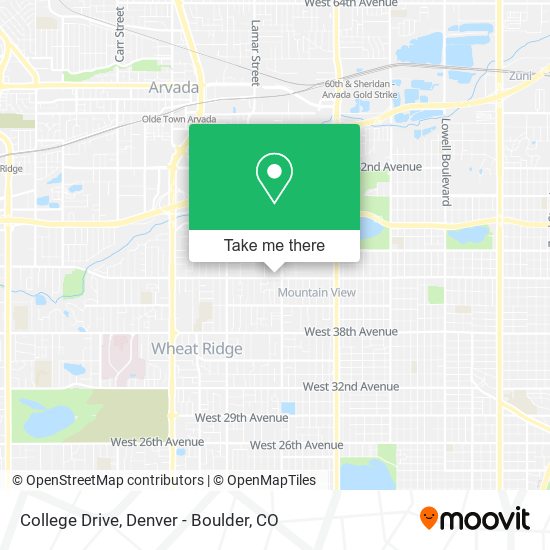 College Drive map