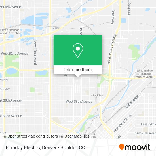 Faraday Electric map