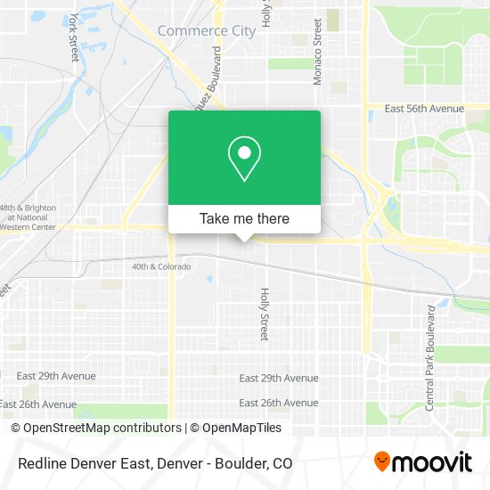 Mapa de Redline Denver East