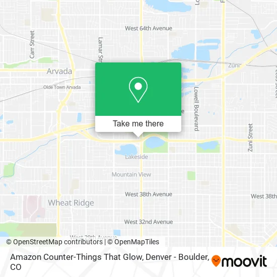 Amazon Counter-Things That Glow map