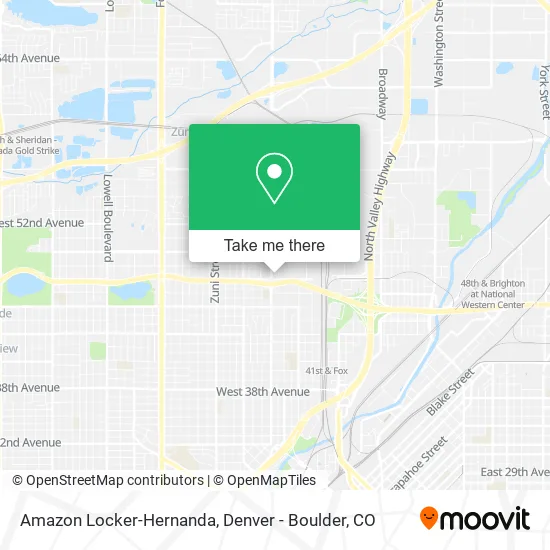 Amazon Locker-Hernanda map