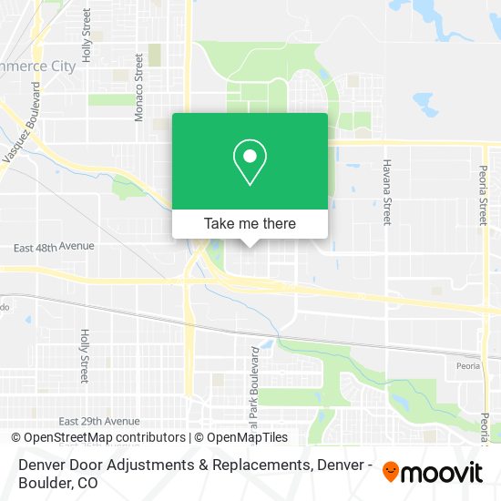 Mapa de Denver Door Adjustments & Replacements