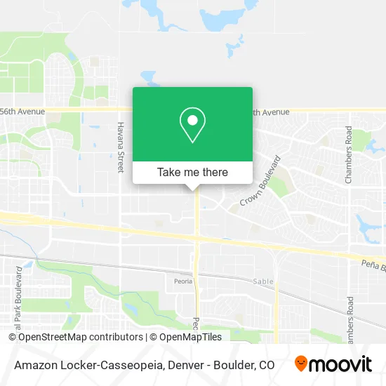 Amazon Locker-Casseopeia map