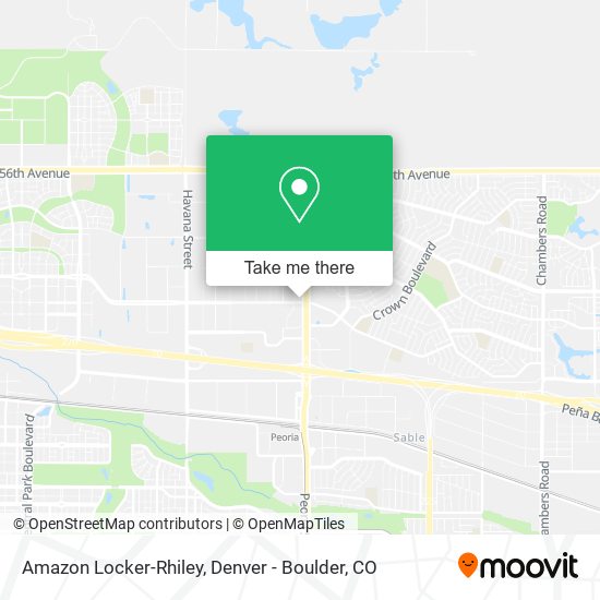 Mapa de Amazon Locker-Rhiley