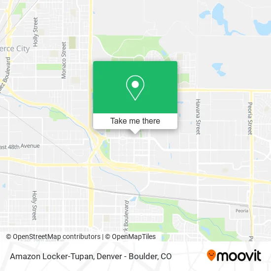 Amazon Locker-Tupan map