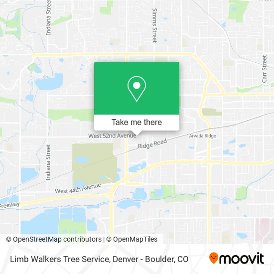 Limb Walkers Tree Service map