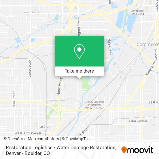 Restoration Logistics - Water Damage Restoration map