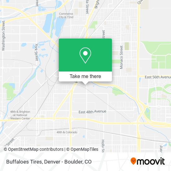 Mapa de Buffaloes Tires