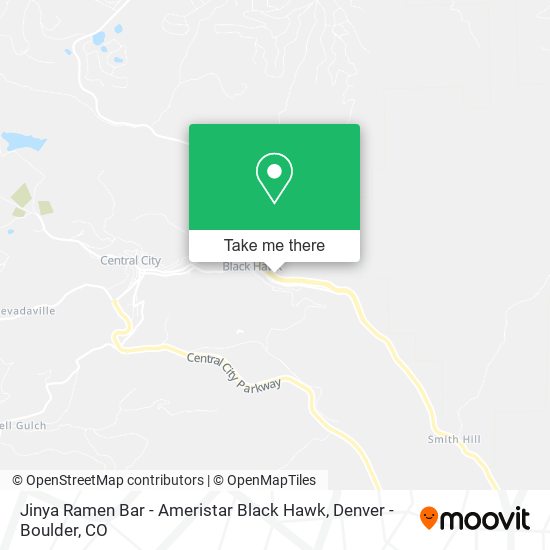 Jinya Ramen Bar - Ameristar Black Hawk map