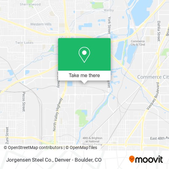 Mapa de Jorgensen Steel Co.