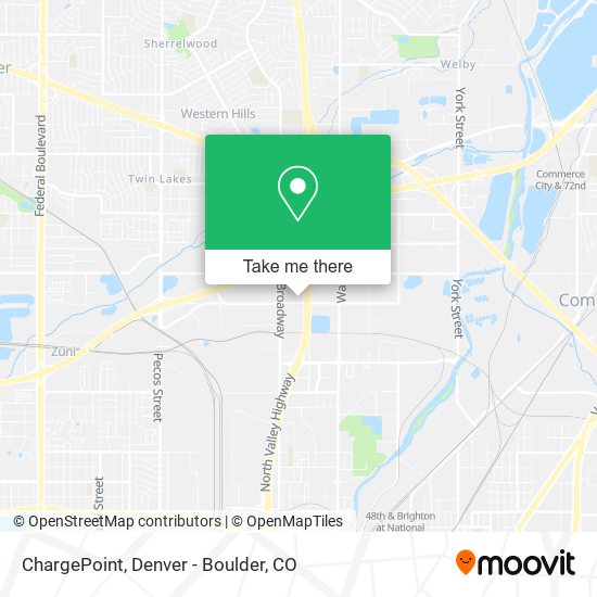 Mapa de ChargePoint