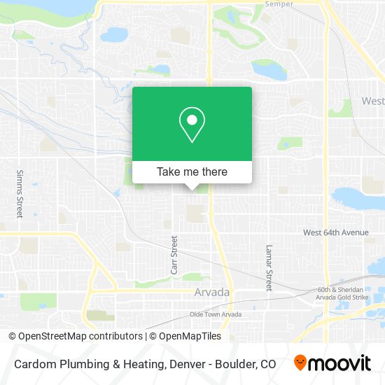 Mapa de Cardom Plumbing & Heating