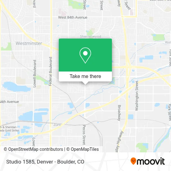 Studio 1585 map