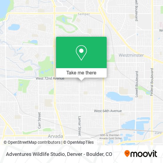 Adventures Wildlife Studio map