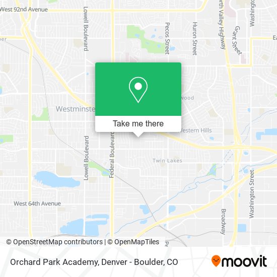 Orchard Park Academy map