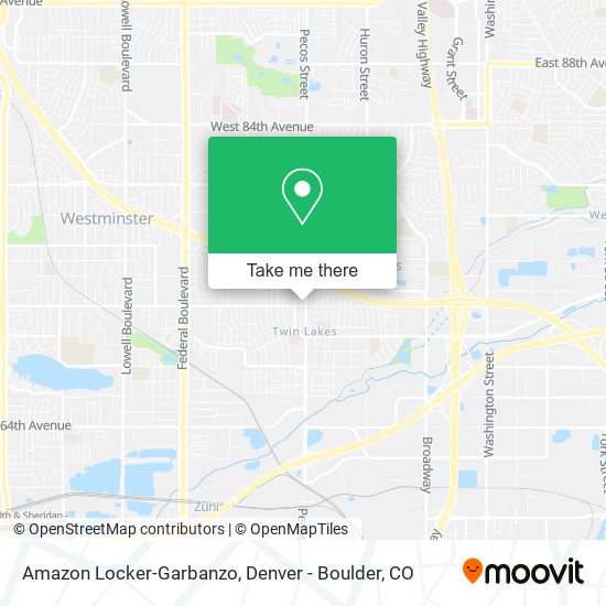 Mapa de Amazon Locker-Garbanzo