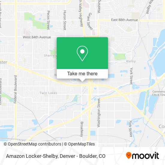 Amazon Locker-Shelby map