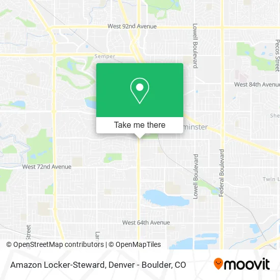 Amazon Locker-Steward map