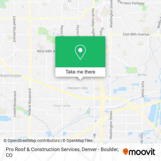 Mapa de Pro Roof & Construction Services