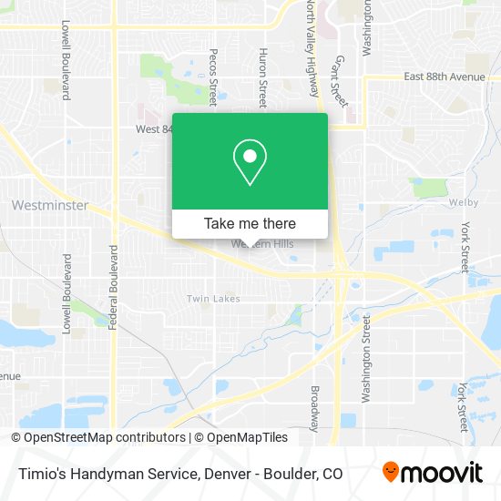 Mapa de Timio's Handyman Service