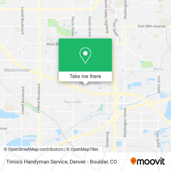 Timio's Handyman Service map