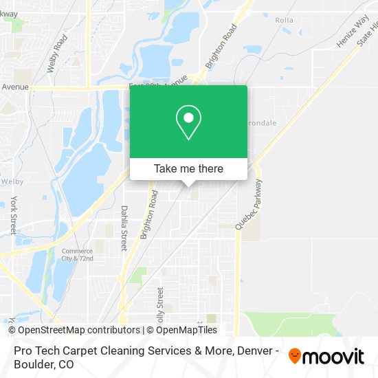 Pro Tech Carpet Cleaning Services & More map