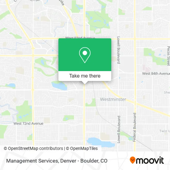 Management Services map