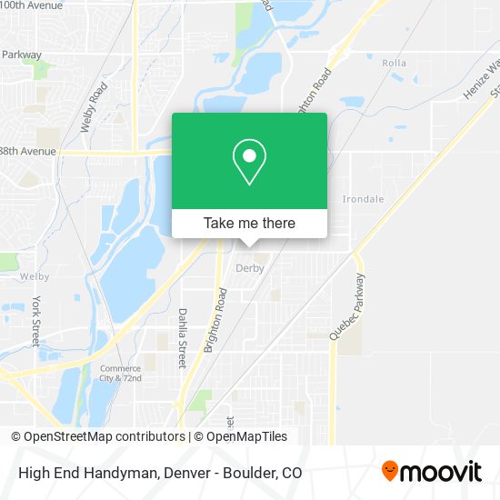 High End Handyman map