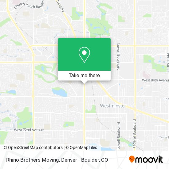 Rhino Brothers Moving map