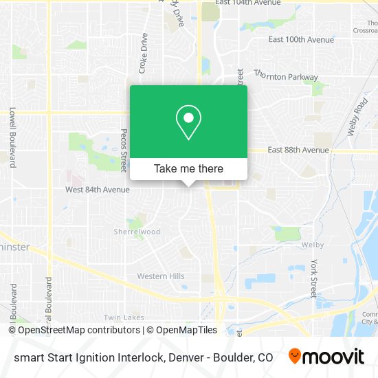 Mapa de smart Start Ignition Interlock