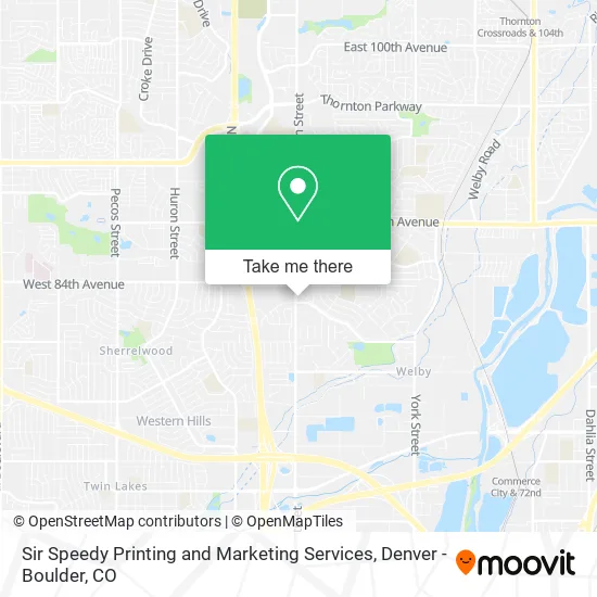Sir Speedy Printing and Marketing Services map