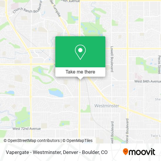 Mapa de Vapergate - Westminster