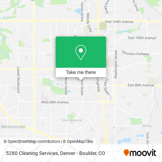 5280 Cleaning Services map