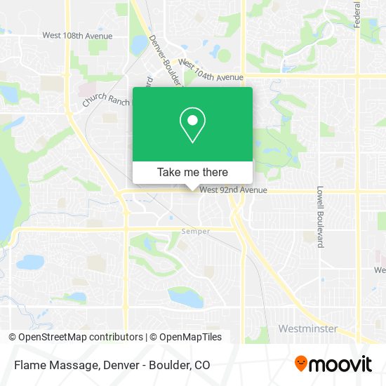 Mapa de Flame Massage