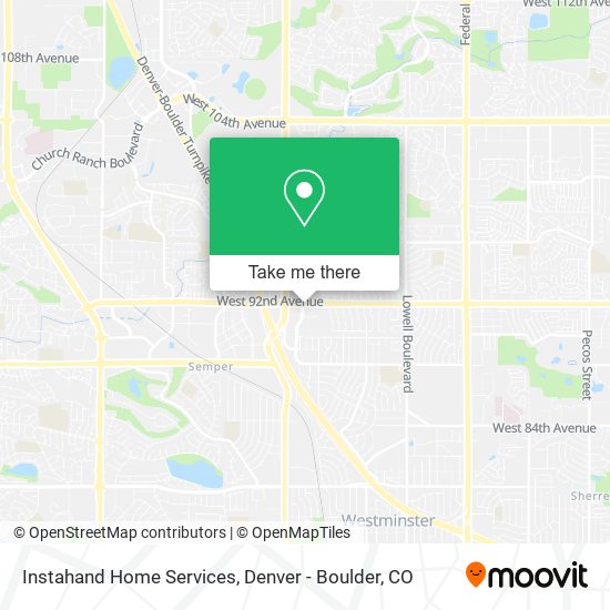 Instahand Home Services map