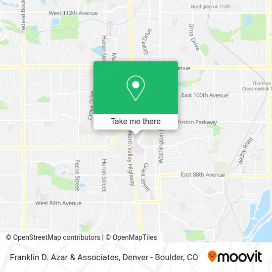 Franklin D. Azar & Associates map