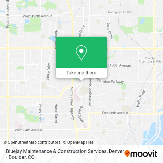 Mapa de Bluejay Maintenance & Construction Services