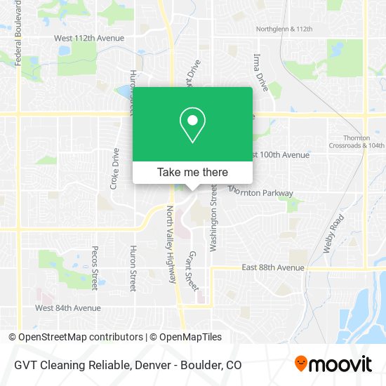 Mapa de GVT Cleaning Reliable