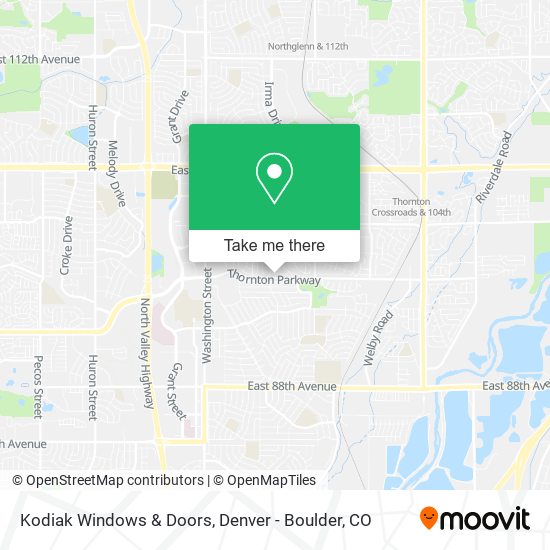 Kodiak Windows & Doors map