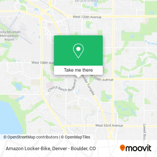Amazon Locker-Bike map