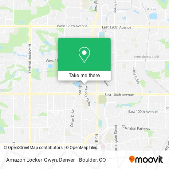 Amazon Locker-Gwyn map