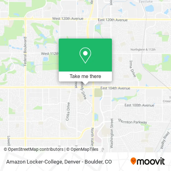 Amazon Locker-College map